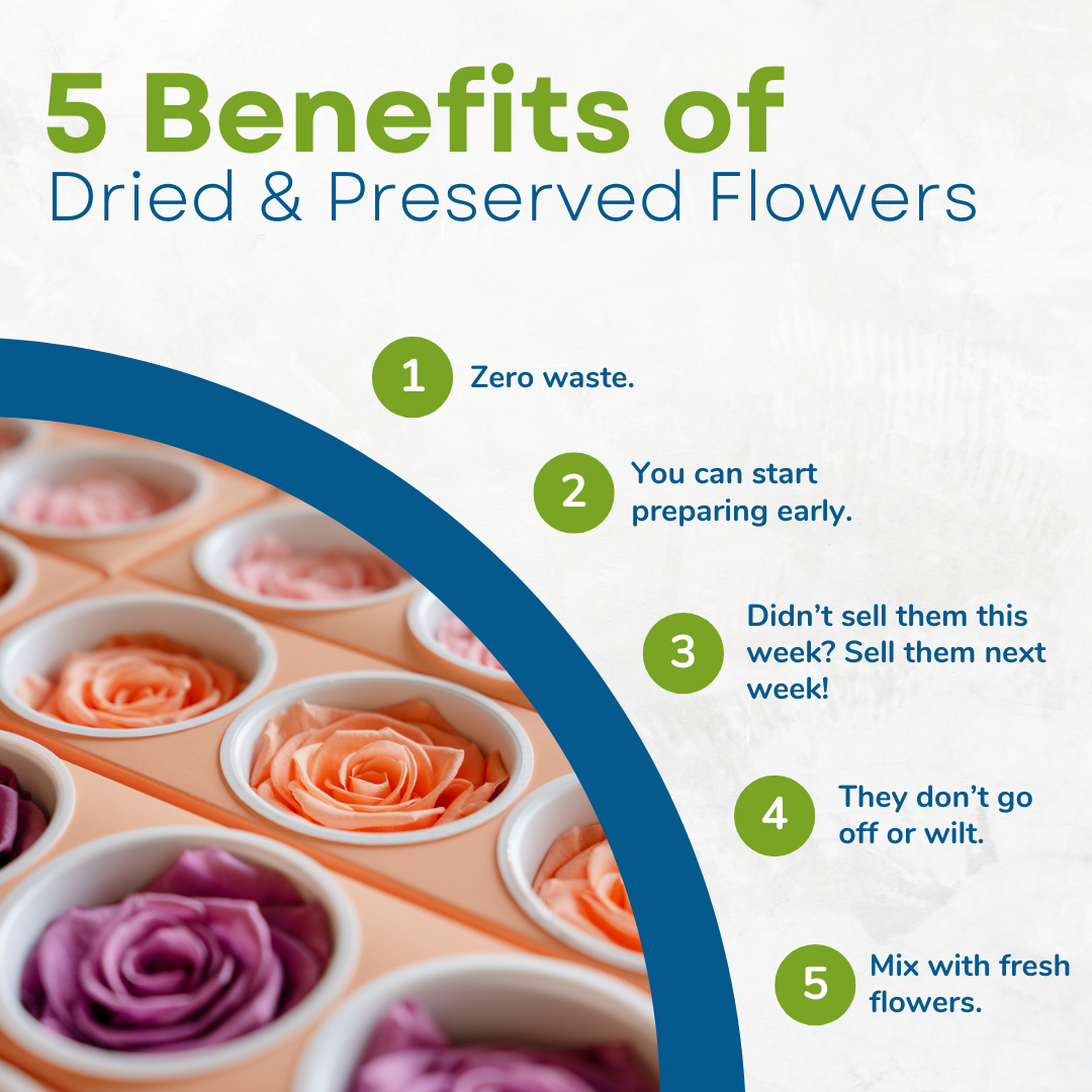 5 Benefits of Dried and Preserved Flowers