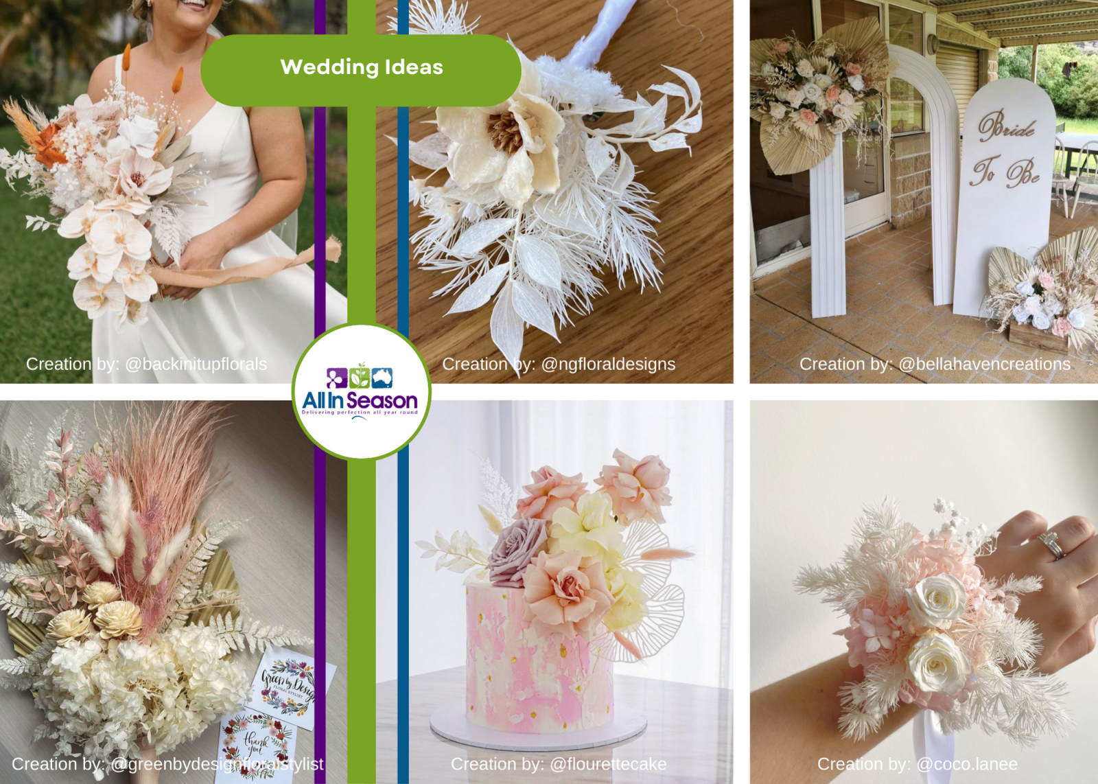 Dried Flower Wedding Ideas All InSeason